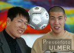 Fototermin Bum-Kun Cha und seinem Sohn Do-Ri Cha