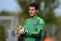 Fussball 1. Bundesliga, Saison 2012/2013:  Torwart Korbinian Mueller (Unterhaching)