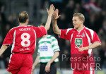 Fussball 2. Bundesliga: Koeln - Fuerth, Jubel n. 3:0