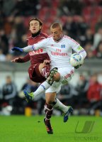 FUSSBALL  DFB Pokal 11/12  Achtelfinale: VfB Stuttgart - Hamburger SV