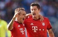 Fussball 1. Bundesliga Saison 15/16: TSG 1899 Hoffenheim - FC Bayern Muenchen