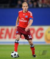 FUSSBALL UEFA CUP: Hamburg, JAROLIM Einzelaktion