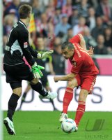 Fussball 1. Bundesliga, Saison 2011/2012:  FC Bayern Muenchen - Hannover 96