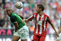 Fussball 1. Bundesliga &Atilde;Saison 2010/2011: FC Bayern Muenchen - Werder Bremen
