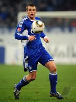 FUSSBALL, 1. BUNDESLIGA, 20. Spieltag: Schalke, SCHMITZ Einzelaktion