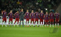 Fussball, 1. Bundesliga  Saison 2014/2015: VfL Wolfsburg - FC Bayern Muenchen