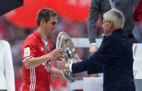 Fussball 1. Bundesliga Saison 15/16: Der FC Bayern feiert seine 26. Deutsche Meisterschaft
