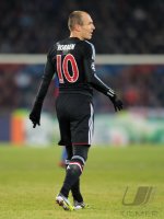 Fussball CHL  Saison 2011/2012: Arjen Robben (FC Bayern Muenchen)