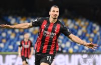 FUSSBALL SERIE A 2020/2021: JUBEL Zlatan Ibrahimovic (AC Mailand)