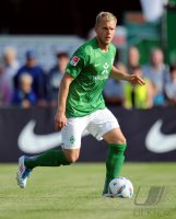 Fussball 1. Bundesliga, Testspiel: Werder Bremen, WOLF am Ball