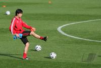 Fussball, Training der deutschen Nationalmannschaft