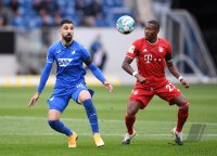 Fussball 1. Bundesliga Saison 20/21: TSG 1899 Hoffenheim - FC Bayern Muenchen