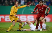 FUSSBALL DFB POKAL  Saison 2012/2013:  FC Augsburg - FC Bayern Muenchen