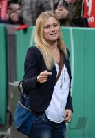 FUSSBALL DFB POKAL  Saison 2012/2013: Teammanagerin Kathleen Krueger (FC Bayern Muenchen)
