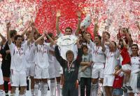 Fussball 1.Bundesliga JUBEL  FC Bayern Muenchen