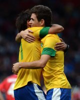 FUSSBALL Olympia 2012 Maenner: Brasilien - Weissrussland