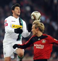 FUSSBALL, 1. BUNDESLIGA, 17. Spieltag: Leverkusen - Moenchengladbach