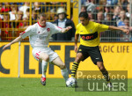 Fussball 1. Bundesliga: Dortmund - Nuernberg, Zweikampf