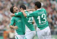 Fussball 1. Bundesliga: Bremen - Stuttgart