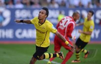 Fussball  1. Bundesliga  13/14: JUBEL Pierre-Emerick Aubameyang (Borussia Dortmund)