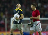 FUSSBALL INTERNATIONALES TESTSPIEL: Daenemark - Schweden