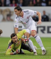 Fussball 1. Bundesliga  Saison 2010/2011  TSG 1899 Hoffenheim - FC Bayern Muenchen