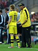 Fussball 1. Bundesliga, Supercup: FC Bayern Muenchen - Borussia Dortmund