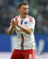 Fussball, 1. Bundesliga  Saison 2014/2015: Hamburger SV - Borussia Moenchengladbach