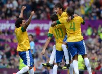 FUSSBALL Olympia 2012 Maenner: Brasilien - Weissrussland