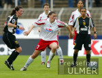 Fussball Uefa-Cup Frauen: Frankfurt - UMEA, Zweikampf