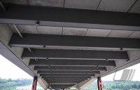 Neckartalbruecke der Bundesstrasse 32 ueber das Neckartal bei Horb