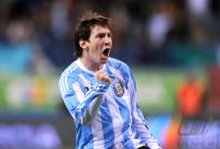 Fussball Nationalmannschaft : JUBEL Lionel Messi (ARG)