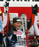 SKI   Weltcup Super G Damen  Veysonnaz JUBEL Siegerin Hilde Gerg (GER)