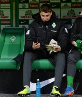 Fussball, 1. Bundesliga  Saison 2013/2014: SV Werder Bremen - FC Bayern Muenchen