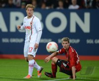 Fussball 1. Bundesliga, Saison 2012/2013:  FC Augsburg - Bayer 04 Leverkusen