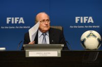 Fussball  International: FIFA Praesident Joseph S. Blatter (Schweiz)