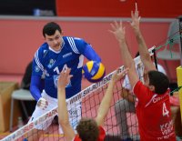 Volleyball  1. Bundesliga  14/15:  TV Rottenburg - VfB Friedrichshafen