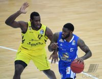 Basketball 1. Bundesliga 17/18 Hauptrunde: Walter Tigers Tuebingen - Fraport Skyliners Frankfurt
