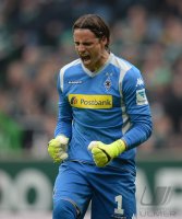Fussball, 1. Bundesliga  Saison 2014/2015: SV Werder Bremen - Borussia Moenchengladbach