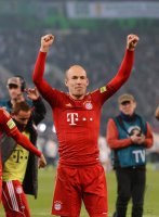 FUSSBALL  DFB POKAL SAISON  11/12  HALBFINALE: JUBEL FC Bayern Muenchen