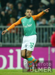 Fussball 1. Bundesliga: Bremen, AILTON zeigt