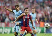 Fussball CHL  Saison 2014/2015: FC Bayern Muenchen - Manchester City