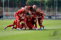 Fussball 1. Bundesliga 2012/2013:  Fototermin beim  FC Bayern Muenchen