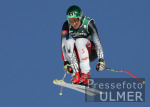 Ski Alpin;  Abfahrt Herren  Wengen Start Max Rauffer (GER) im Hintergrund Eiger, Moench, Jungfrau