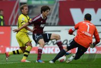 Fussball 1. Bundesliga, Saison 2012/2013: 1. FC Nuernberg - Borussia Dortmund