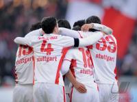 FUSSBALL 1. BUNDESLIGA:  JUBEL VfB Stuttgart