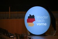 Wahlkampftour mit Kanzlerkandidat der Union, Friedrich Merz