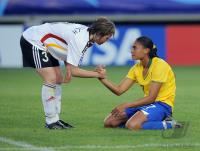 Fussball Frauen FIFA U 20  WM  2008   Viertelfinale  Brasilien - Deutschland