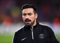 Fussball CHL  Saison 2014/2015: Ezequiel Lavezzi (Paris Saint-Germain)