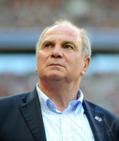 Fussball 1. Bundesliga, Saison 2011/2012:  Praesident Uli Hoeness (FC Bayern Muenchen)